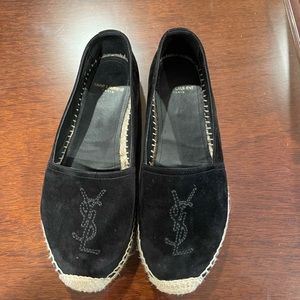 Saint Laurent Suede Espadrille (37-38)